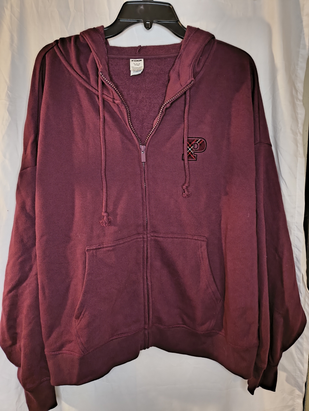 Victoria's Secret PINK Ivy Fleece Campus Full-Zip Hoodie With Pants set